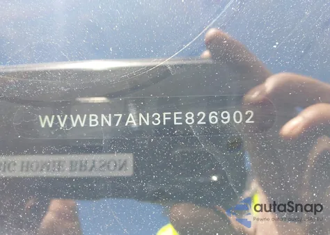 2015 Volkswagen Cc 2.0T Sport from USA, damaged, VIN WVWBN7AN3FE826902